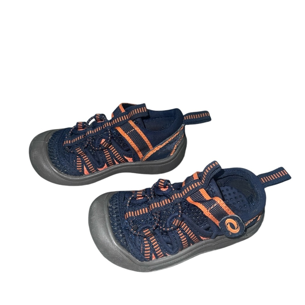 Academy Sports Size 5 Toddler Boys Outdoor Activity Water Safe Shoes Blue Velcro